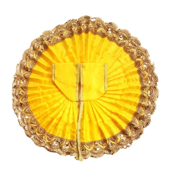 Kanha Dress - Yellow Silk (Laddu Gopal)