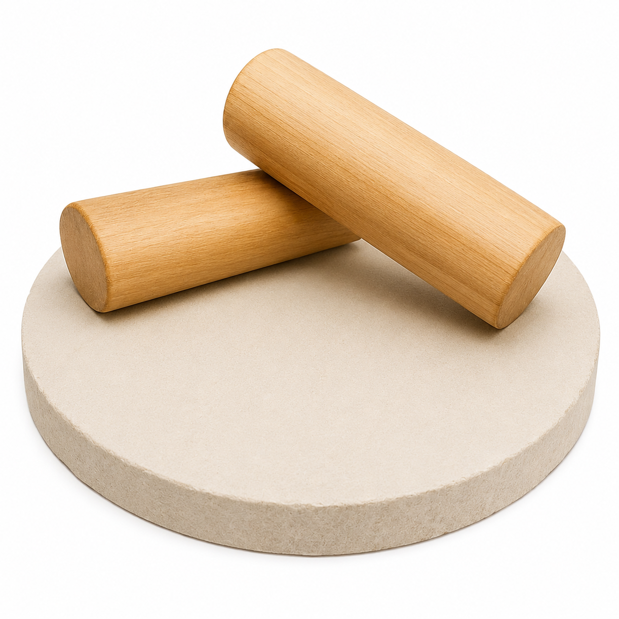 Pure Sandalwood (Chandan) Stick with Rubbing Stone