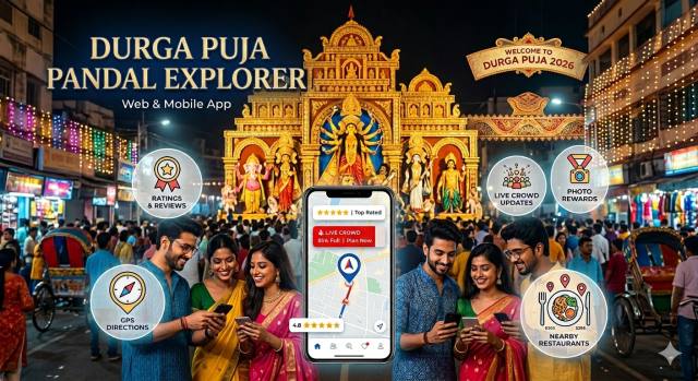 Durga Puja 2026 — Pandal Explorer