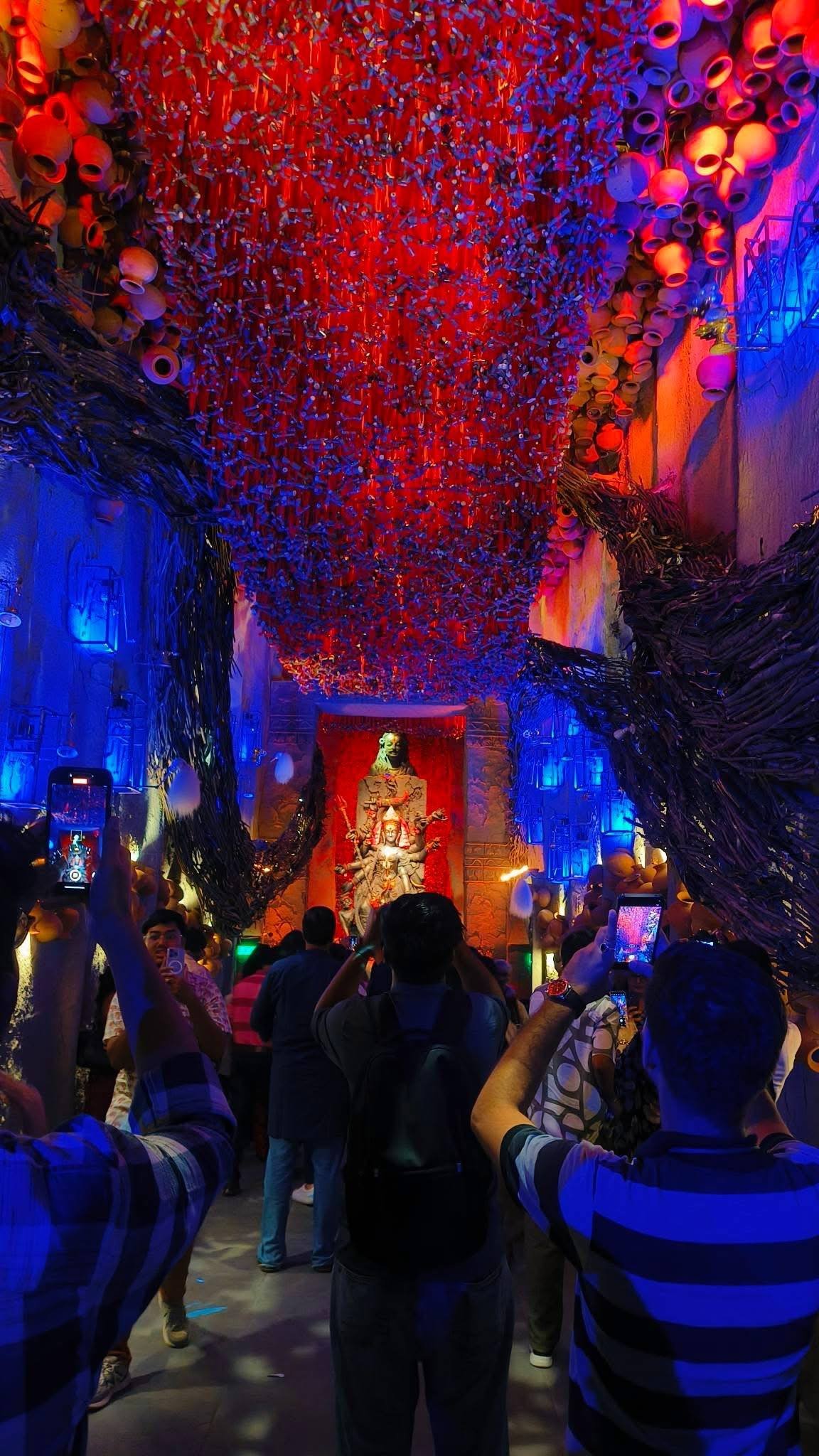 Nalin Sarkar Street Durga Puja Durga Puja pandal — North Kolkata 2026