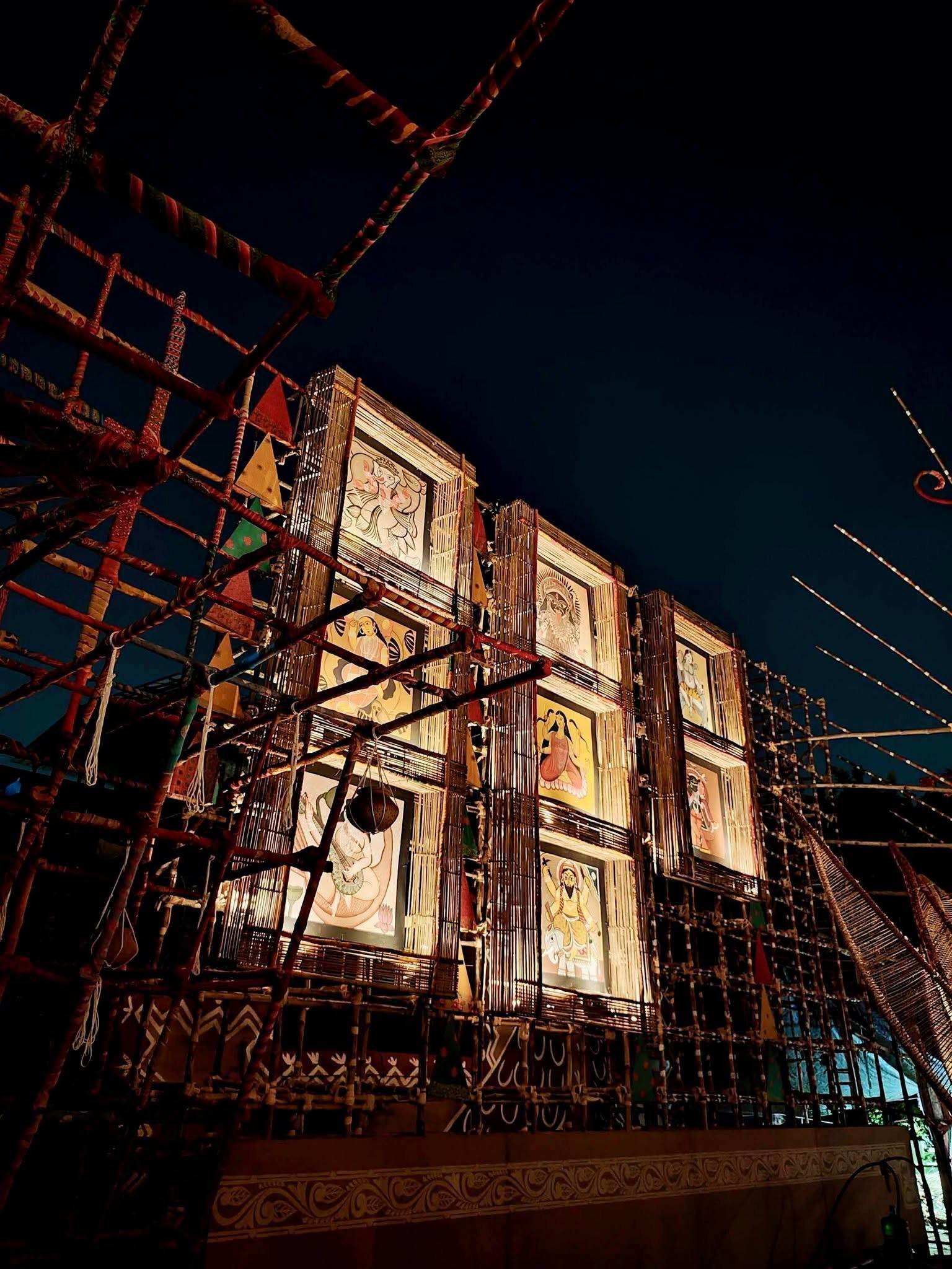 Behala Nutan Dal Durga Puja pandal — South-West Kolkata 2026