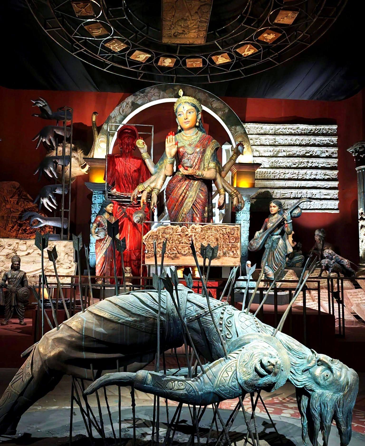 Salt Lake EC Block Durga Puja Durga Puja pandal — North-East Kolkata 2026