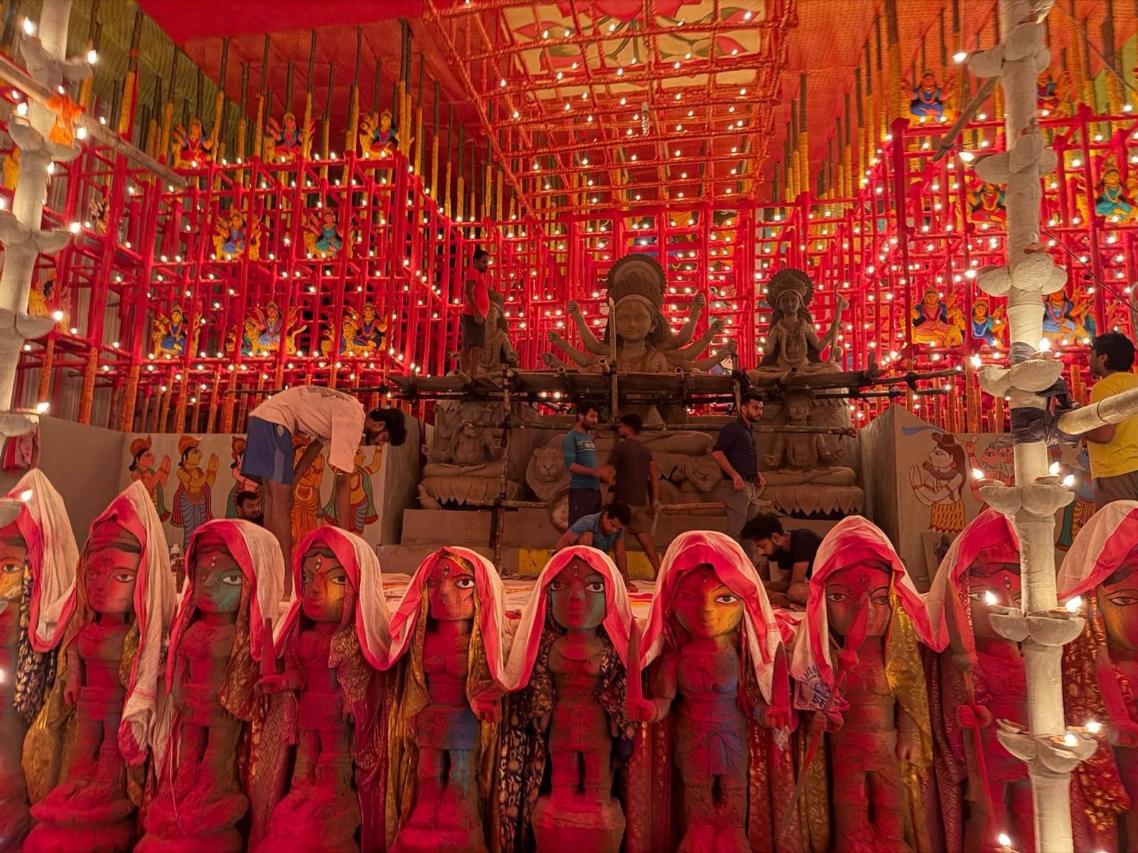 Tala Barowari Durga Puja Durga Puja pandal — North Kolkata 2026