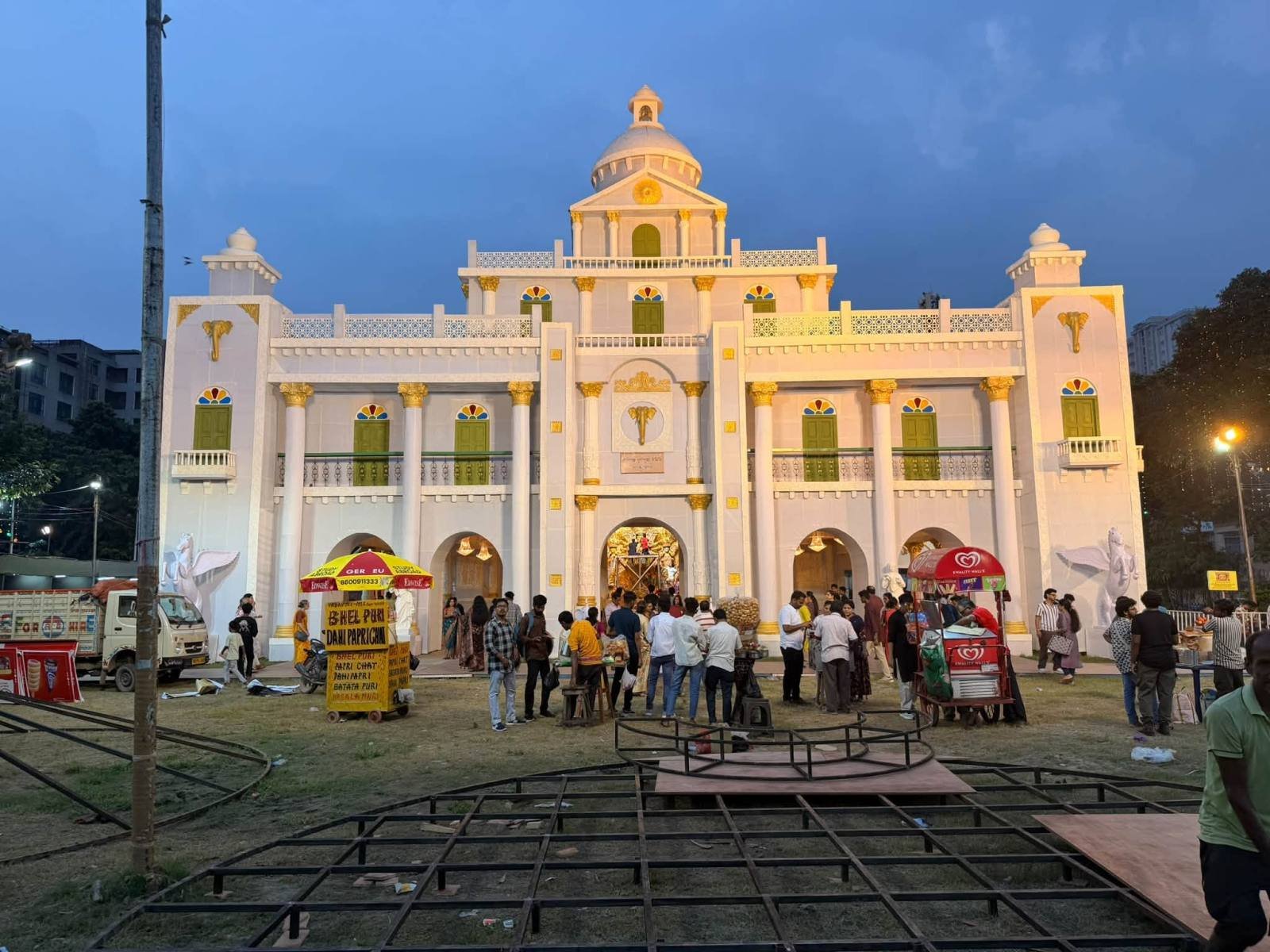 Maddox Square Durga Puja pandal — South Kolkata 2026 — #10 ranked