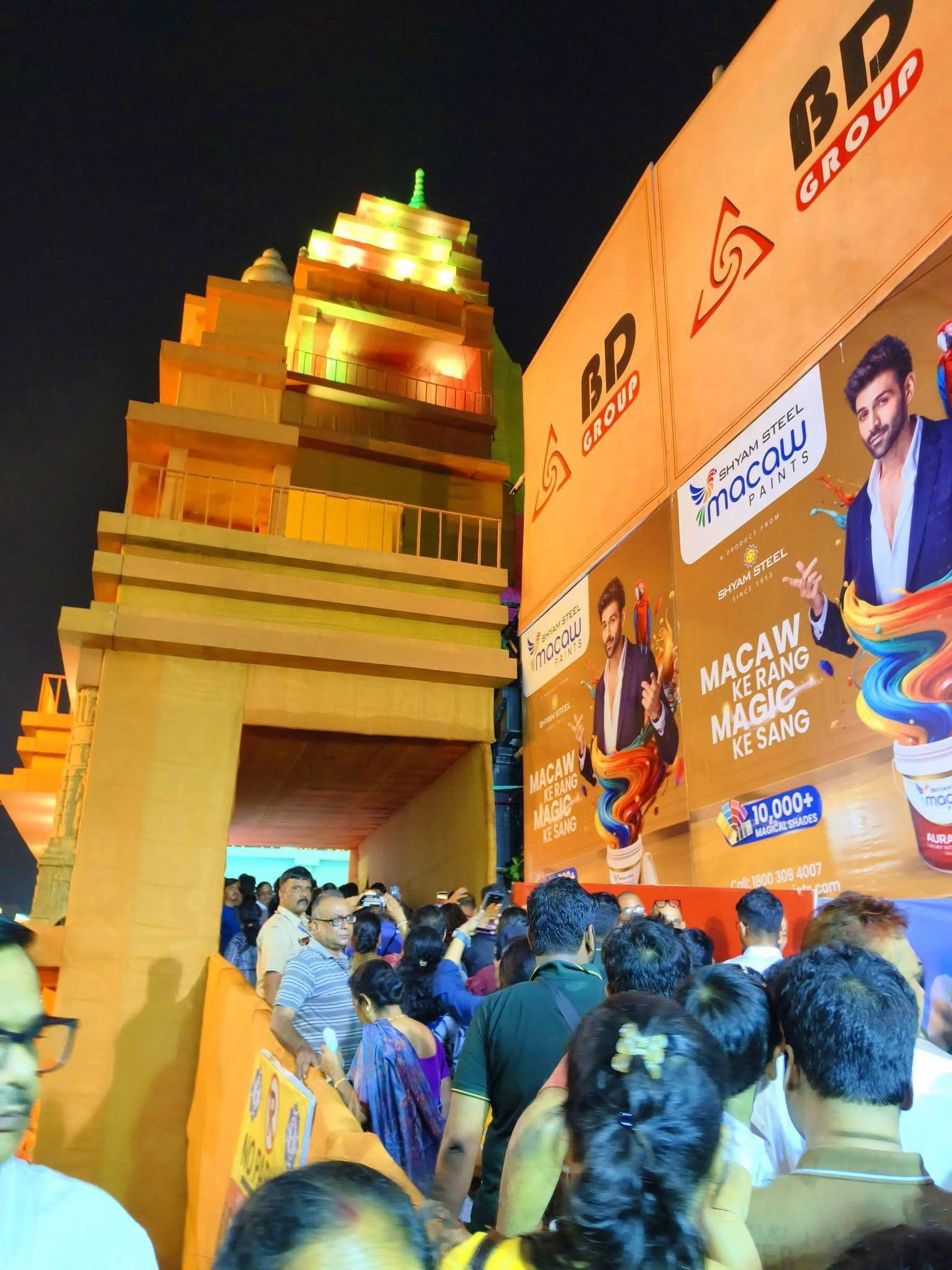 Muhammad Ali Park Durga Puja pandal — Central Kolkata 2026 — #7 ranked