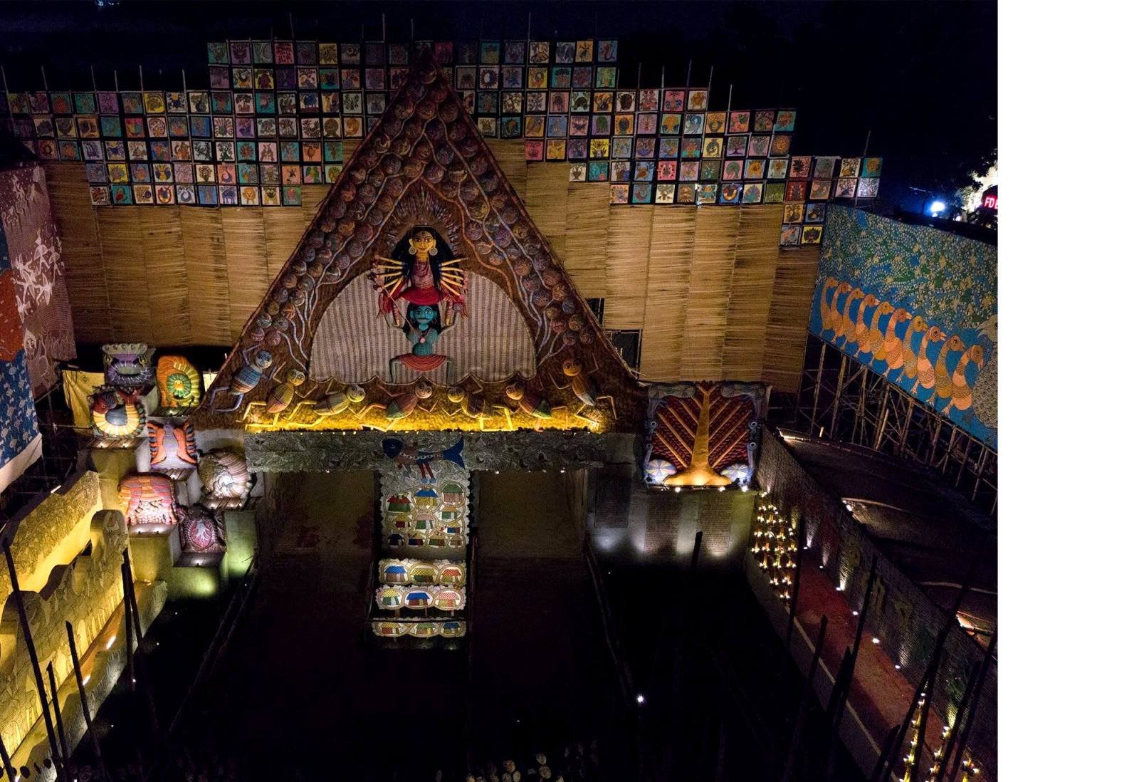 Salt Lake FD Block Durga Puja Durga Puja pandal — North-East Kolkata 2026