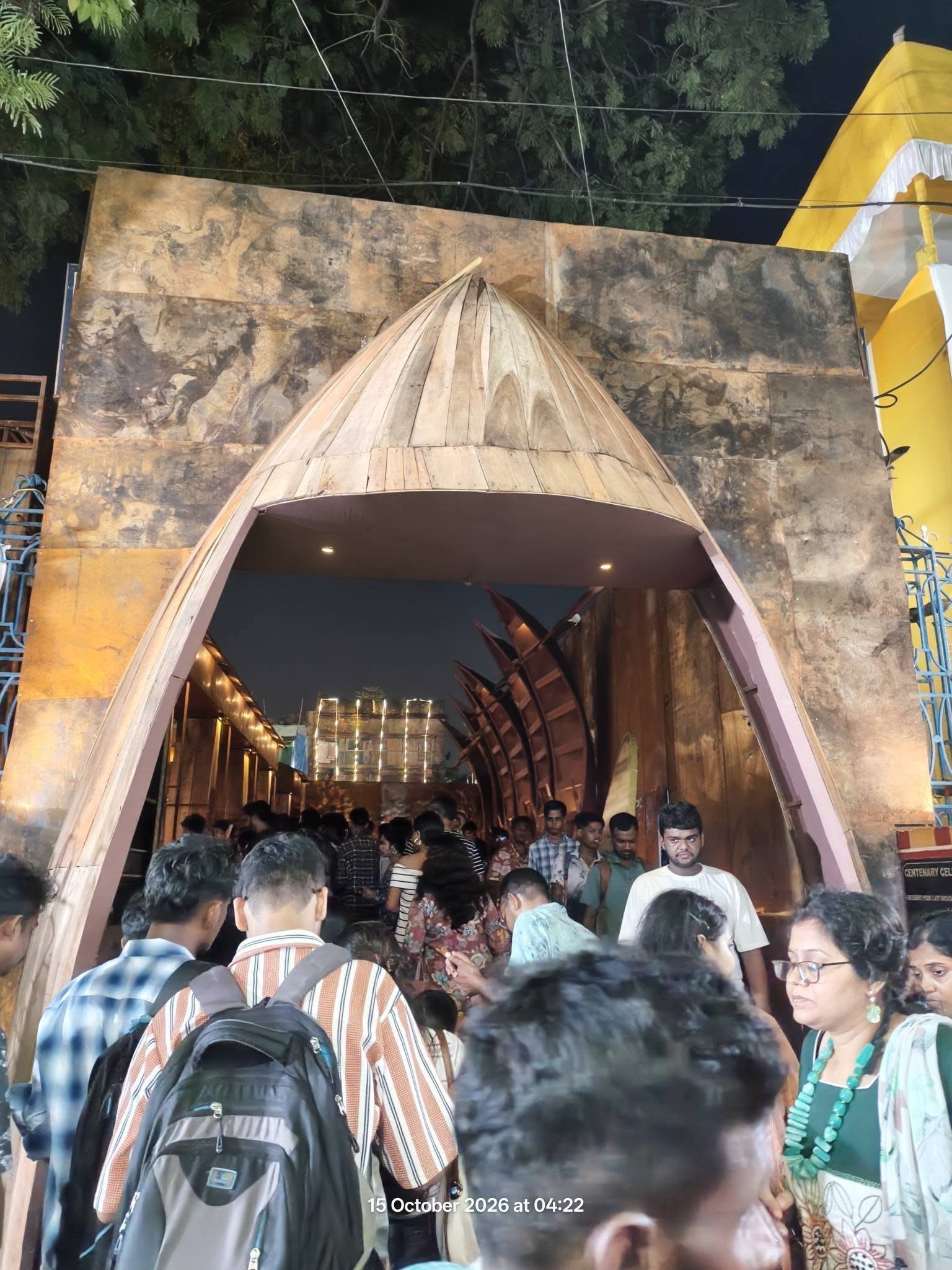 Kumartuli Park Sarbojanin Durgotsab Durga Puja pandal — North Kolkata 2026