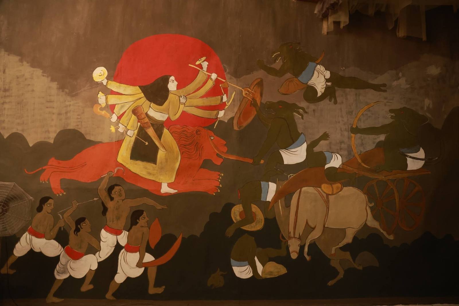 Dhakuria Sarbojanin Durgotsab Durga Puja pandal — South Kolkata 2026