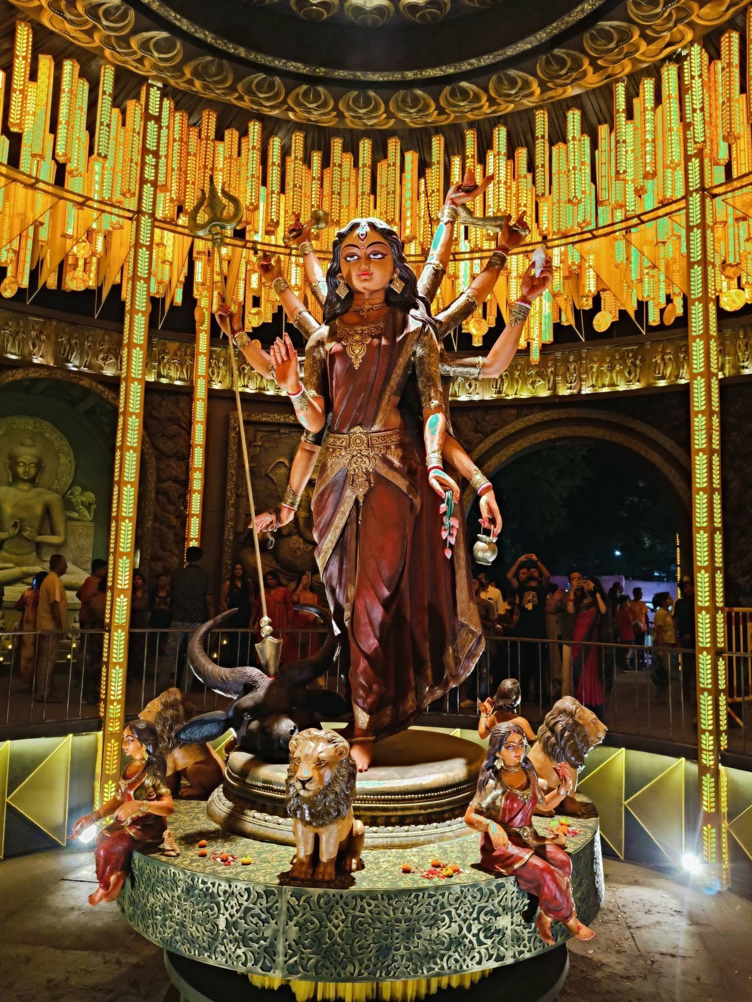 Jodhpur Park Durga Puja pandal — South Kolkata 2026