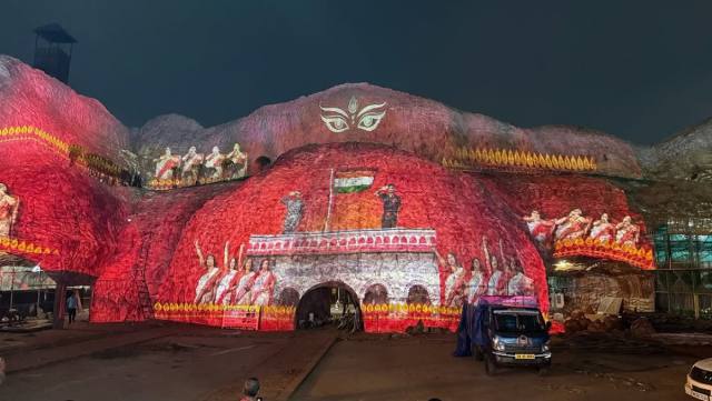 Santosh Mitra Square Durga Puja 2025 Operation Sindoor themed pandal in Kolkata
