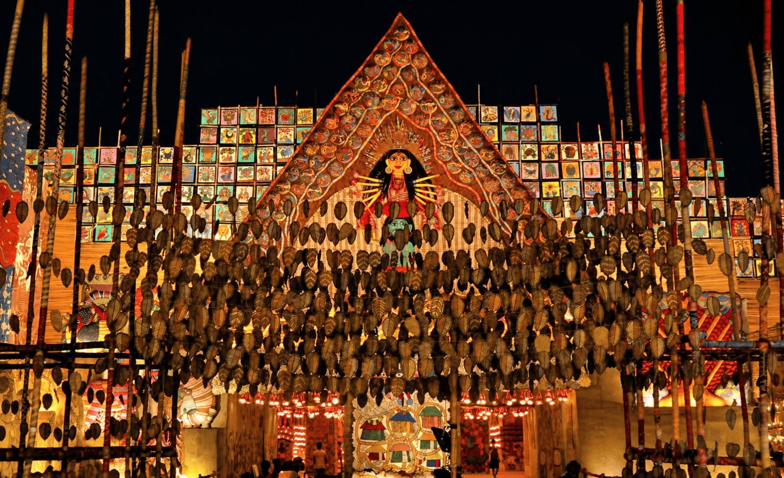 Salt Lake FD Block Durga Puja Durga Puja pandal — North-East Kolkata 2026