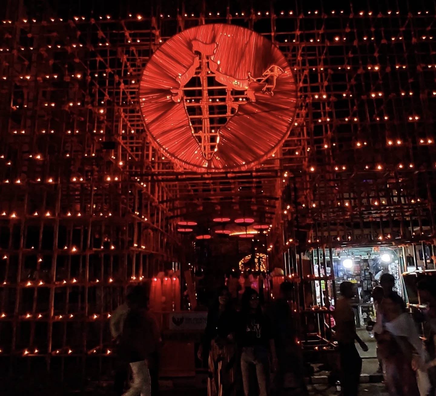 Behala Friends Club Durga Puja pandal — South-West Kolkata 2026