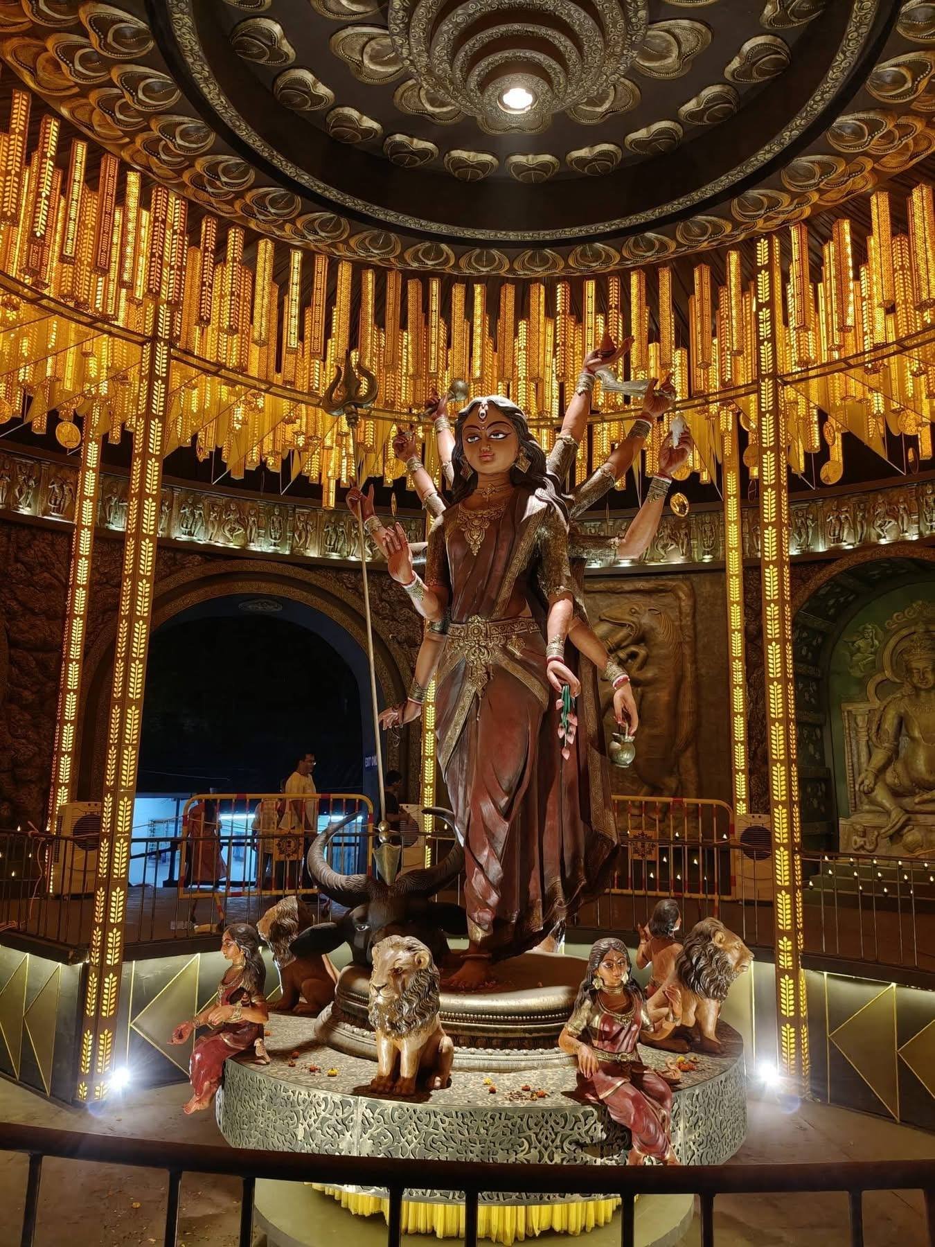Jodhpur Park Durga Puja pandal — South Kolkata 2026