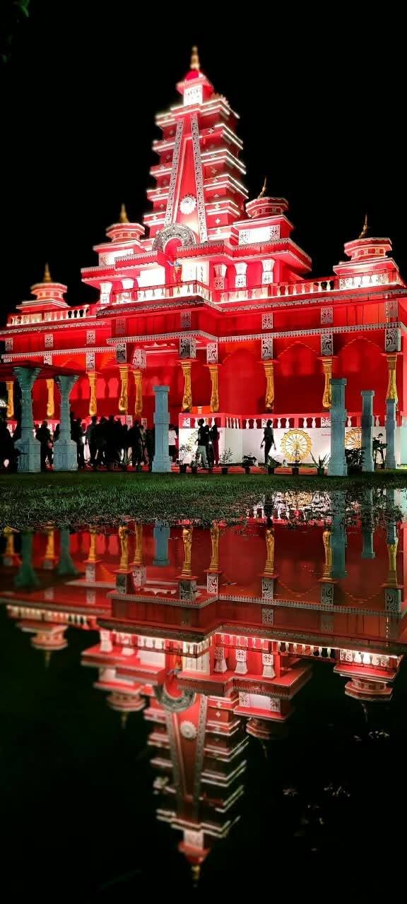Salt Lake AJ Block Puja Committee Durga Puja pandal — North-East Kolkata 2026