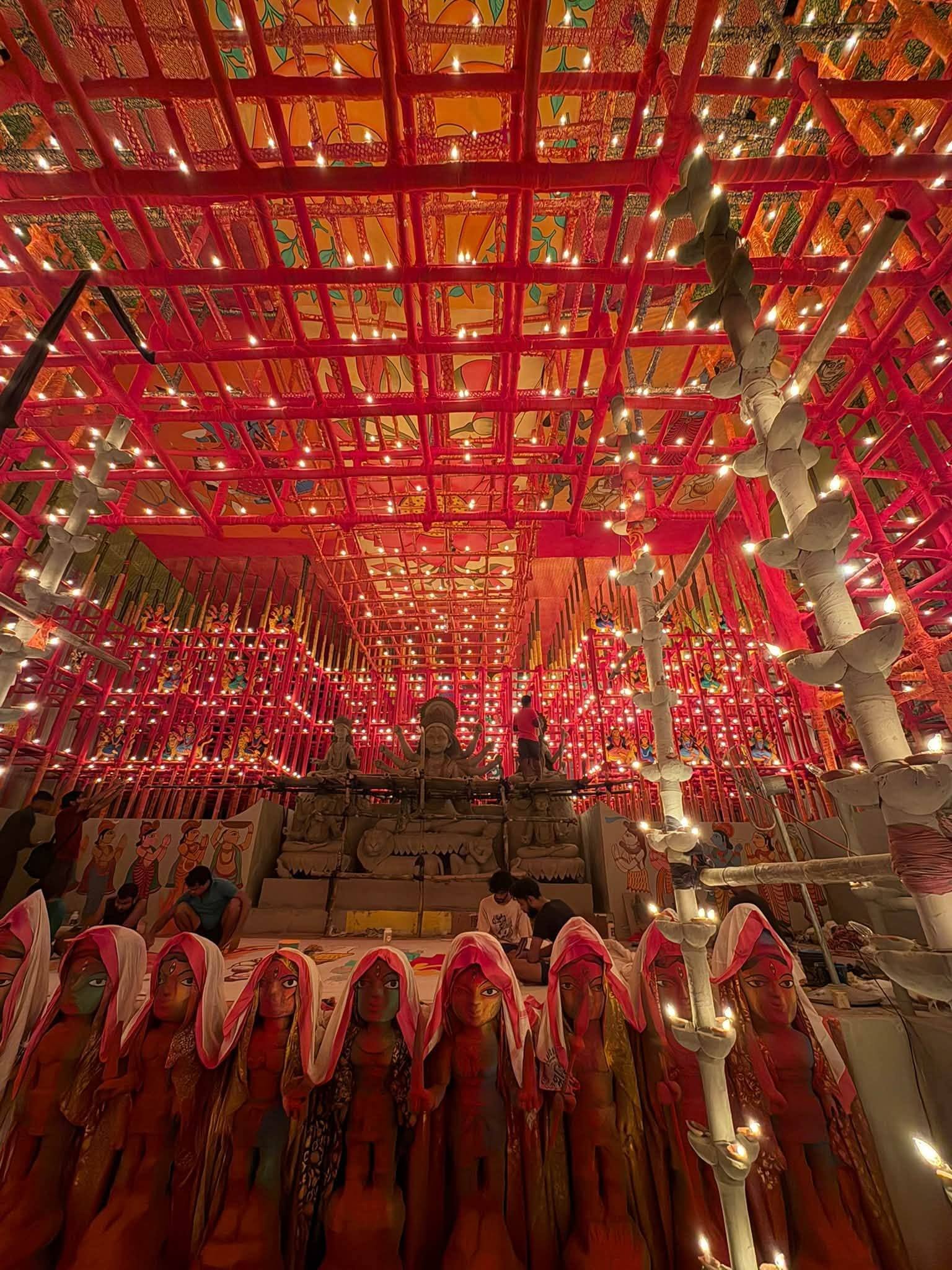 Tala Barowari Durga Puja Durga Puja pandal — North Kolkata 2026