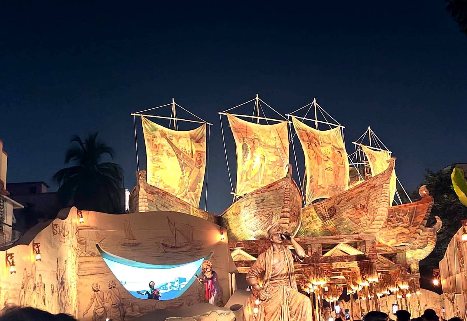 Dum Dum Park Tarun Sangha Durga Puja pandal — North-East Kolkata 2026