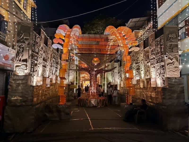 Adi Ballygunge Club Durga Puja pandal — South Kolkata 2026