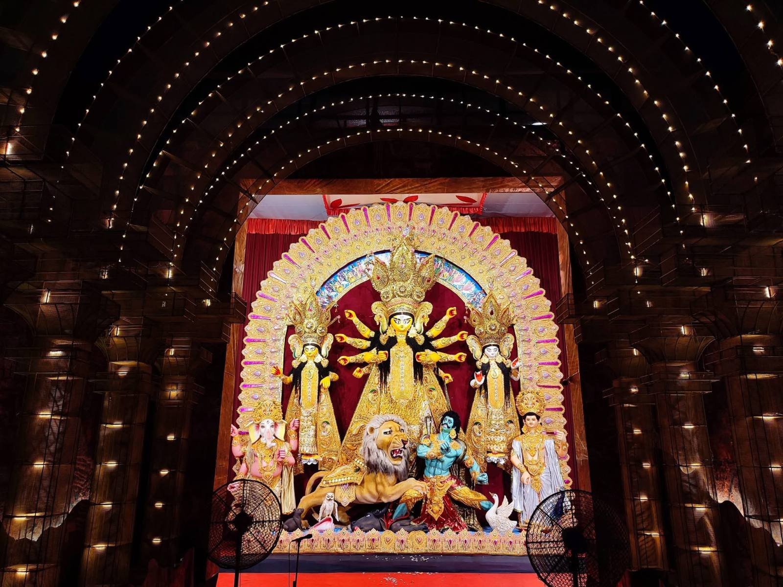 Adi Ballygunge Club Durga Puja pandal — South Kolkata 2026