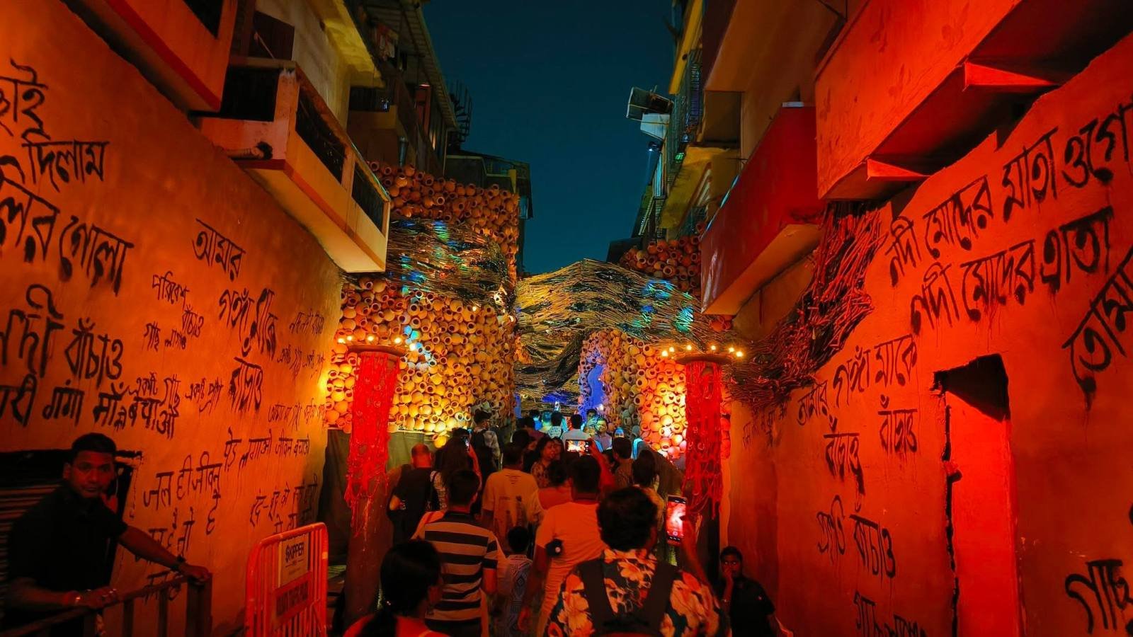 Nalin Sarkar Street Durga Puja Durga Puja pandal — North Kolkata 2026